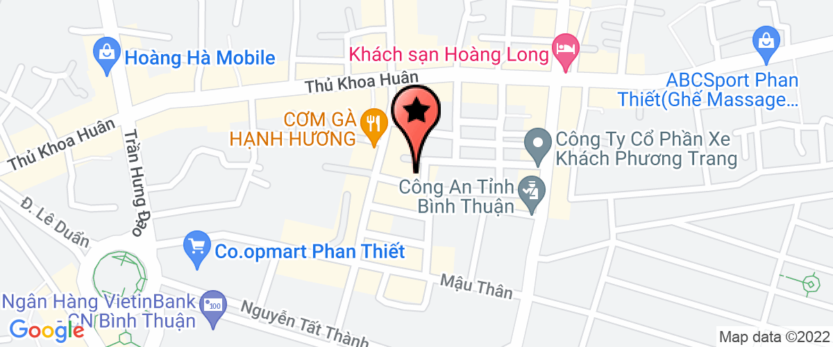 Bản đồ đến địa chỉ Công Ty TNHH Sản Xuất - Thương Mại - Dịch Vụ Khách Sạn Sài Gòn - Pt