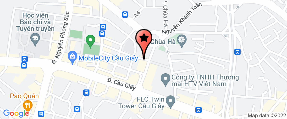 Map to Dai Hoang Phuc Service Company Limited