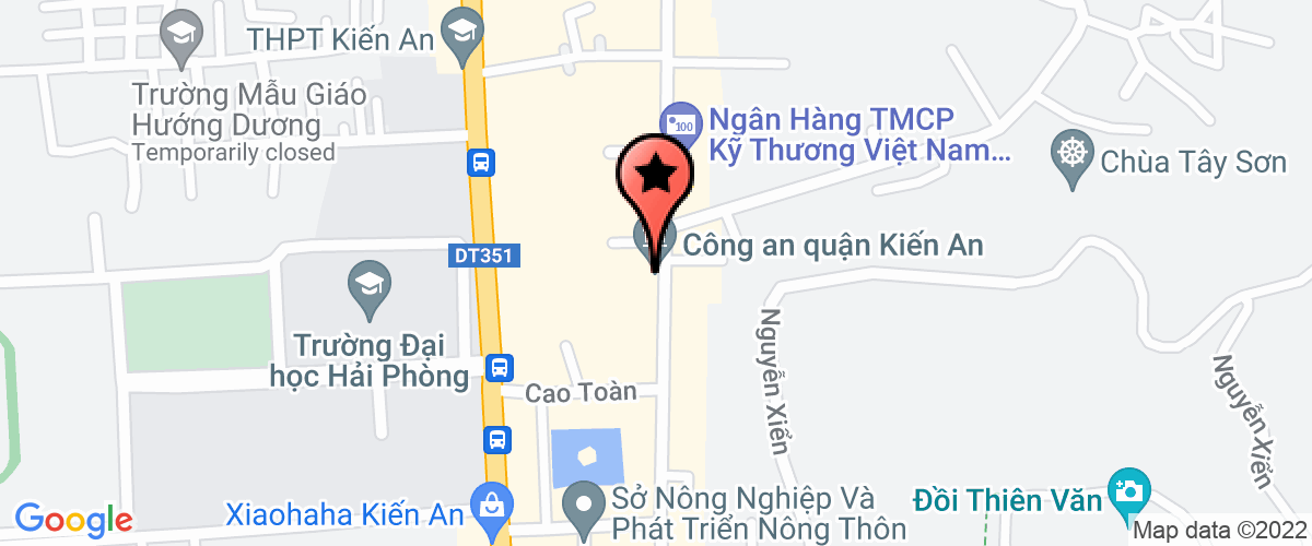 Bản đồ đến địa chỉ Công Ty TNHH Đầu Tư Thương Mại T15 Hải Phòng
