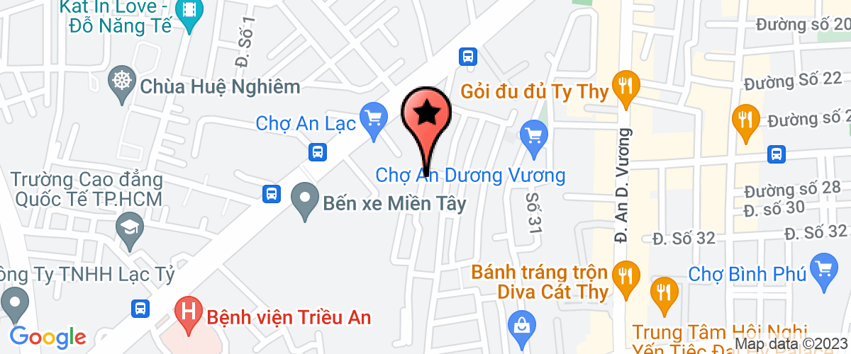 Bản đồ đến địa chỉ Công Ty TNHH Thương Mại Sản Xuất Quảng Cáo Mv