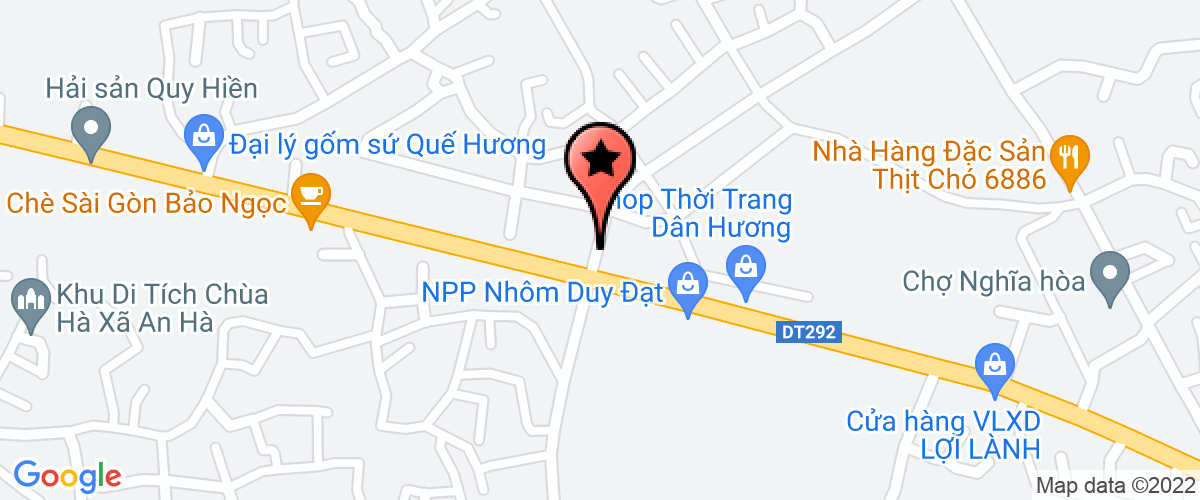 Map to Hung Lam General Company Limited