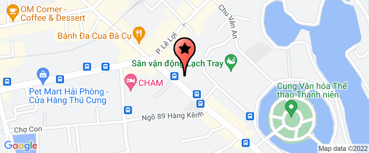Bản đồ đến địa chỉ Công Ty TNHH Đầu Tư Thương Mại Và Dịch Vụ Hàng Hải Hải Phòng