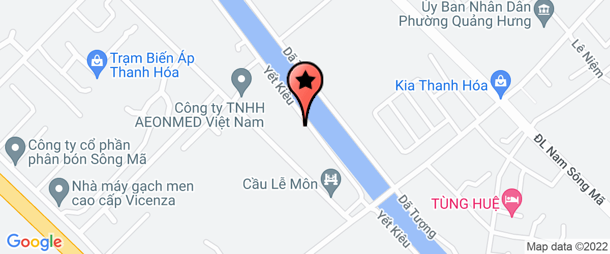 Map to Nam Anh Trade and Export Joint Stock Company