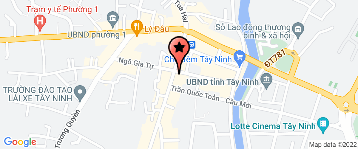 Bản đồ đến địa chỉ Chi cục Thống kê Thị xã Tây Ninh