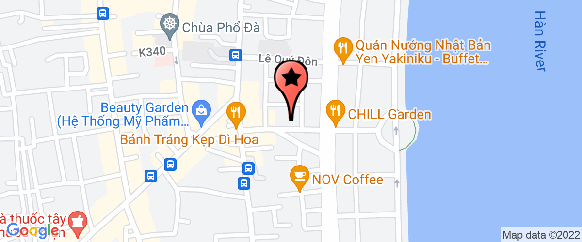 Map to Kim Son Da Nang Investment Joint Stock Company