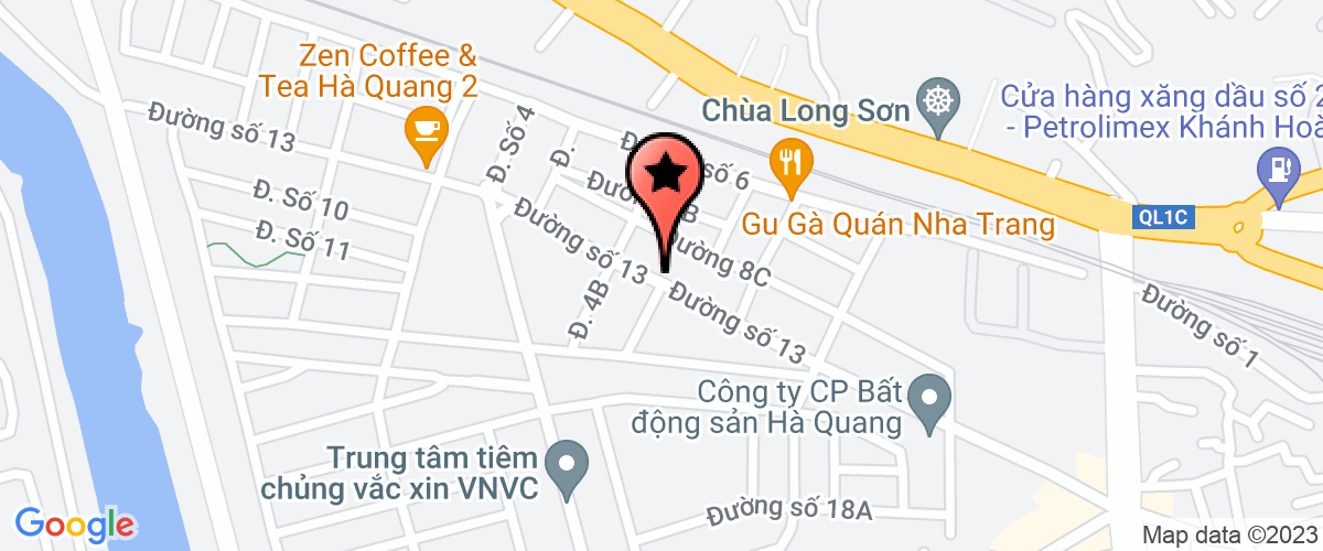 Map to Hoang Long Quan Entertainment Limited Company