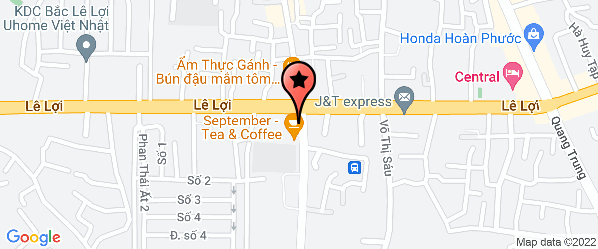 Map to Hop Tien Real Estate Company Limited
