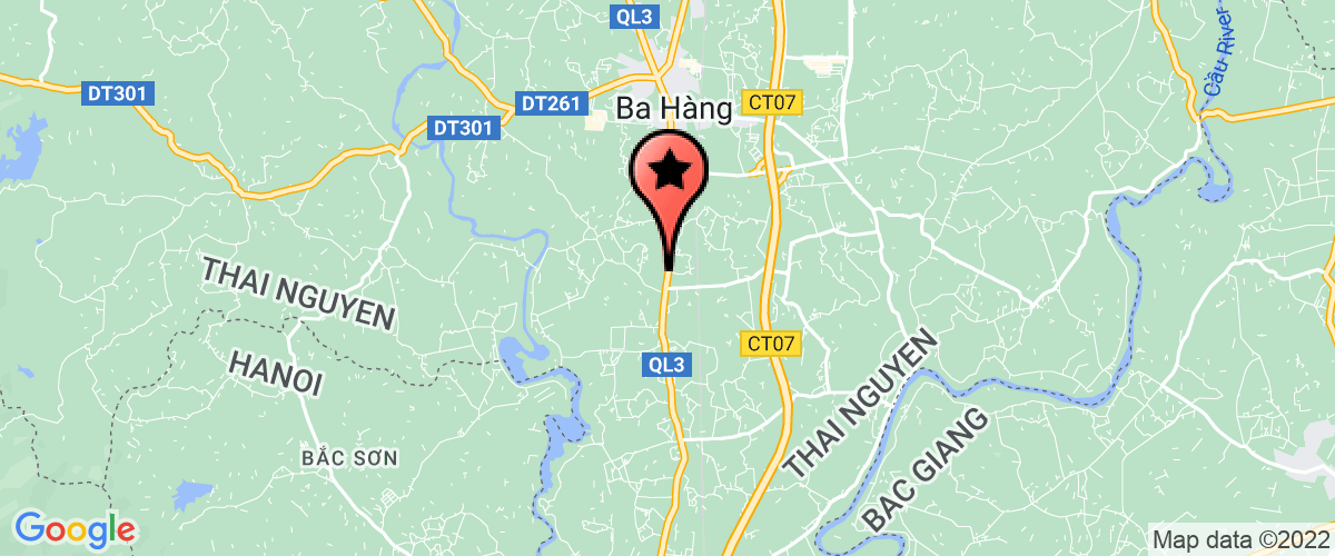 Bản đồ đến địa chỉ Công Ty TNHH Xây Dựng Thương Mại Tài Phát Thái Nguyên