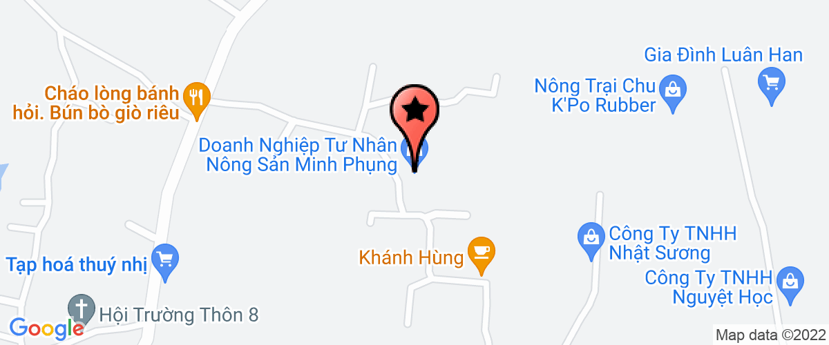 Map to Huyen Trang Dak Lak Company Limited