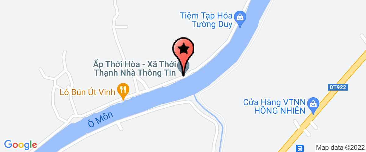 Bản đồ đến địa chỉ Công Ty TNHH Chuyển Giao Tiến Bộ Kỹ Thuật Nông Nghiệp O Mon