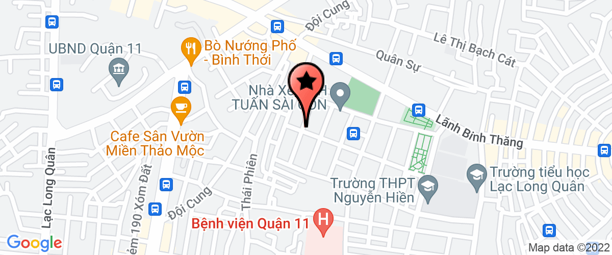 Map to Khang Vien Tff Trading Company Limited