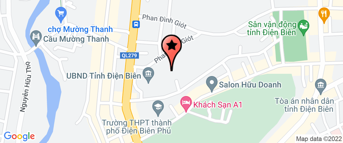 Bản đồ đến địa chỉ Công Ty TNHH Đầu Tư Và Thương Mại Kim Quý Điện Biên