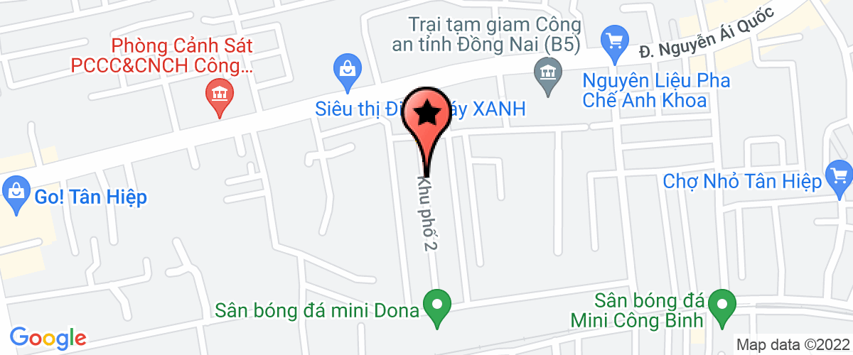 Map to Kien Phuong Dong Company Limited