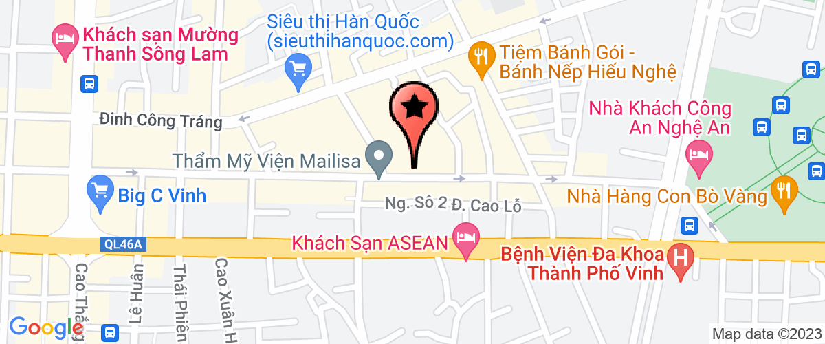 Bản đồ đến địa chỉ Công Ty CP Đầu Tư Sài Gòn Vinh