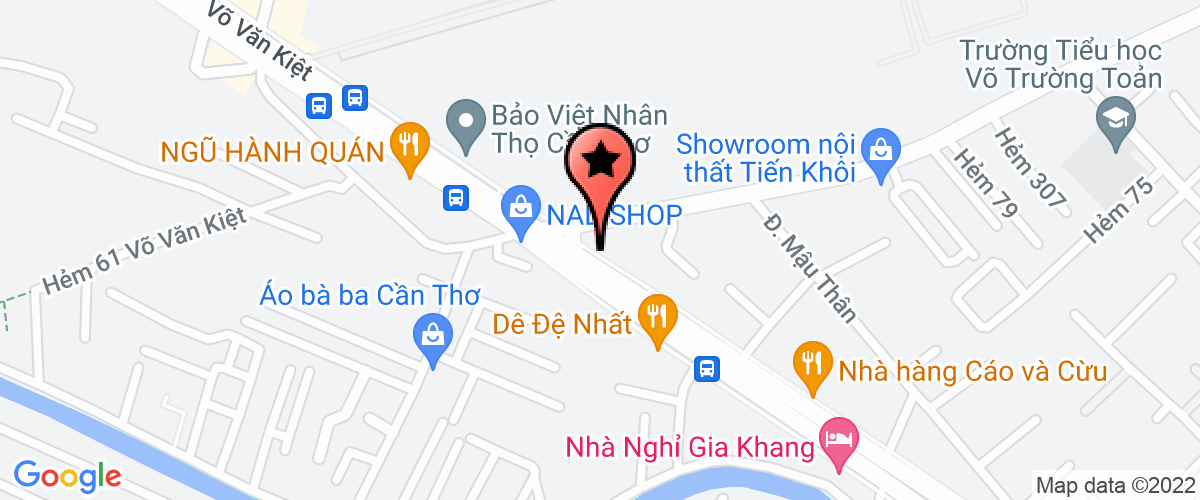 Bản đồ đến địa chỉ Công Ty CP Đầu Tư Tân Gia Khang