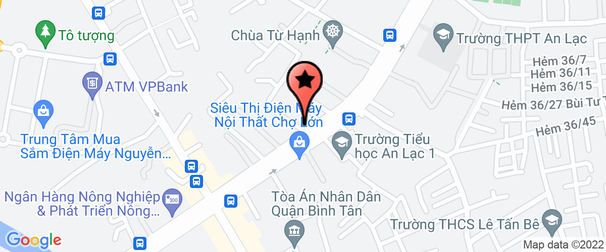 Bản đồ đến địa chỉ Công Ty TNHH Công Nghệ D&d