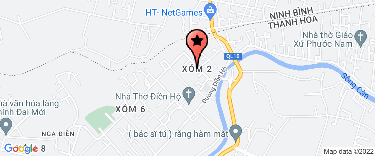 Bản đồ đến địa chỉ Trường mầm non Nga Điền