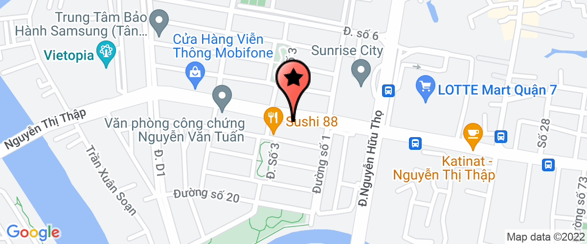 Map to Minh Thang Service Trading Business Company Limited