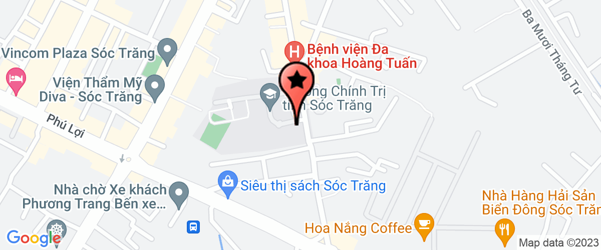 Bản đồ đến địa chỉ Trường chính trị tỉnh Sóc Trăng