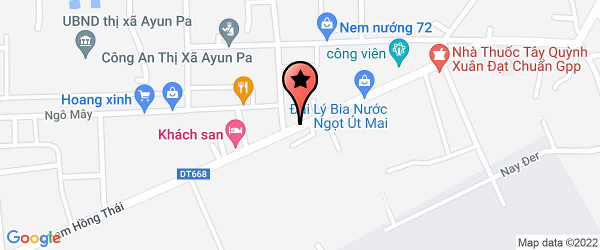 Bản đồ đến địa chỉ Công Ty TNHH Một Thành Viên Huỳnh Công Gia Lai