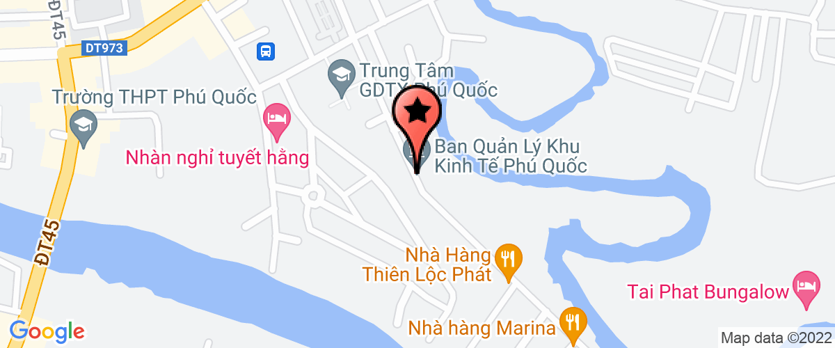 Bản đồ đến địa chỉ Công Ty Trách Nhiệm Hữu Hạn Một Thành Viên Tâm Thiện Phát Triển Phú Quốc
