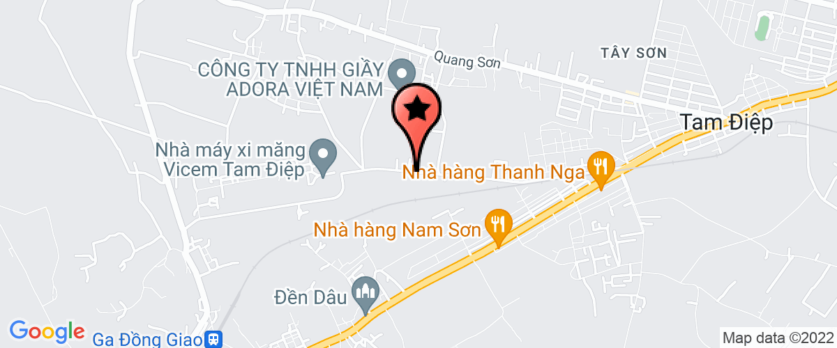 Map to Tam Diep Cement Packing Joint Stock Company