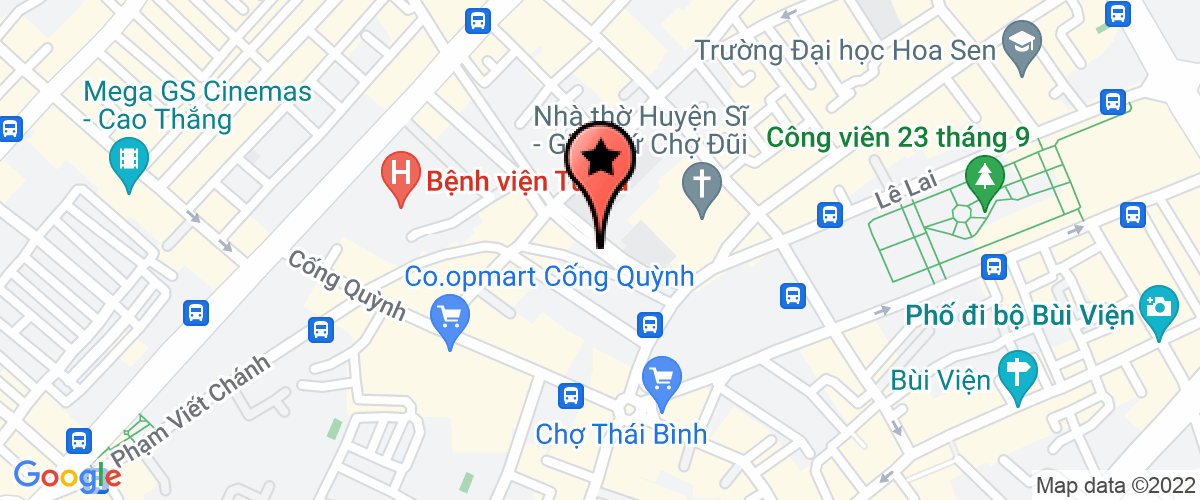 Map to Thien Diep Adverting Company Limited