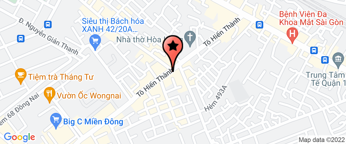 Map to Hoan My Family Doctor Joint Stock Company
