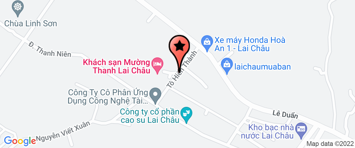Map to Thanh Binh Lai Chau Joint Stock Company