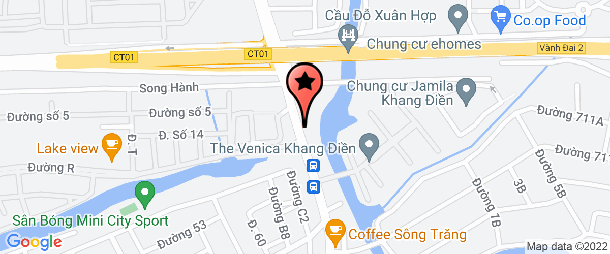 Map to Tam Hanh Warehouse Service Business Company Limited