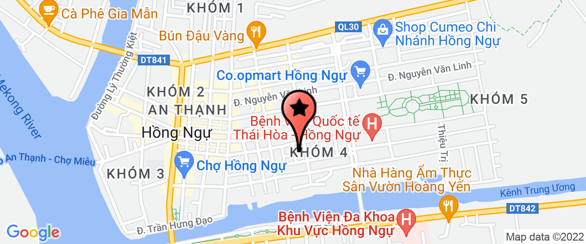 Map to Nhu Hao Sydney Hotel - Restaurant - Service Joint Stock Company