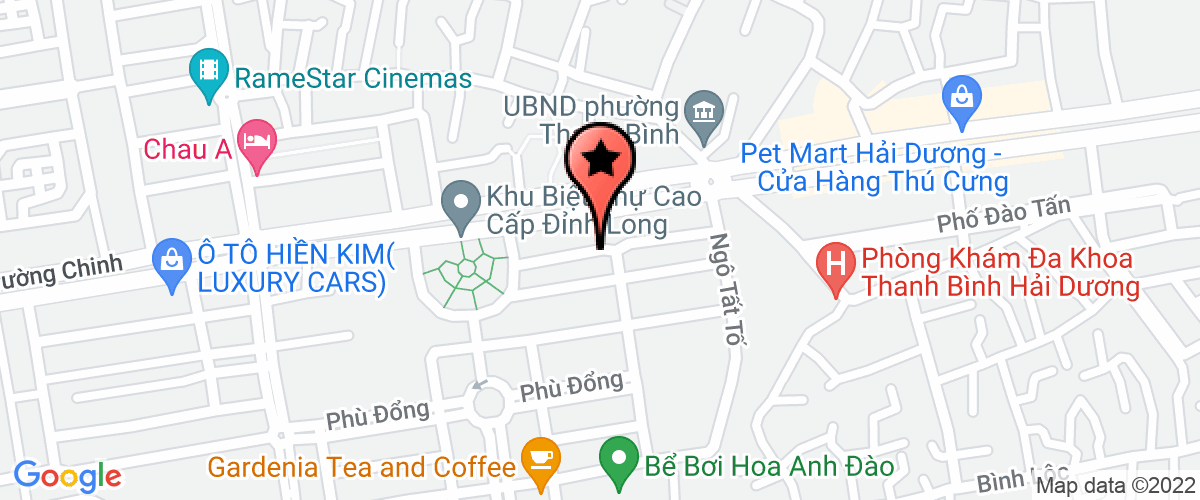 Map to Hai Duong Environment Joint Stock Company