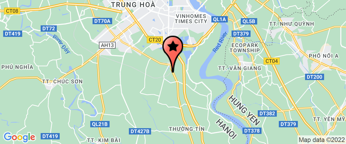 Map to Van Nam Trading and Mechanical Company Limited