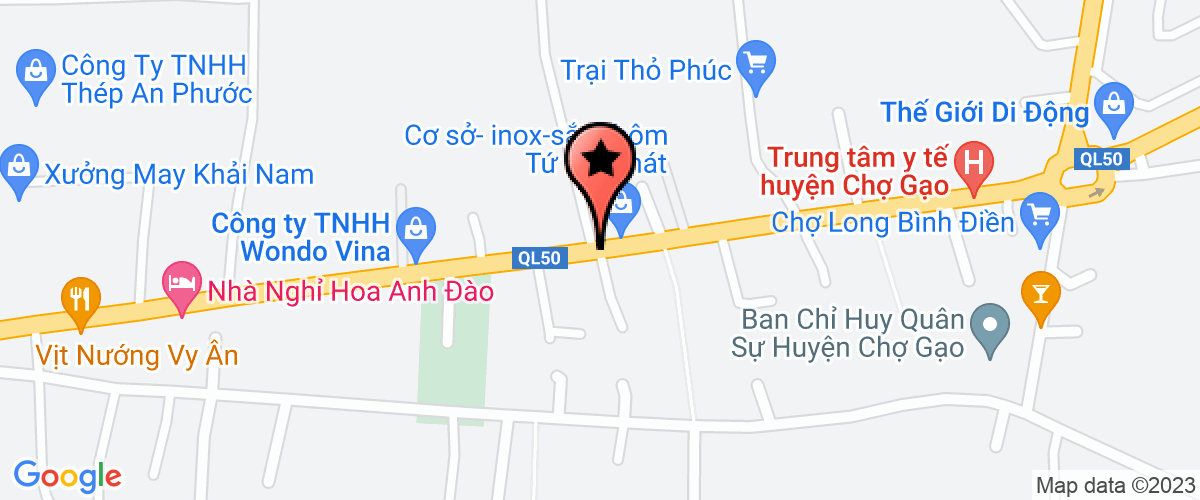 Bản đồ đến địa chỉ Công Ty TNHH Thương Mại Sản Xuất Và Dịch Vụ Vạn Vinh