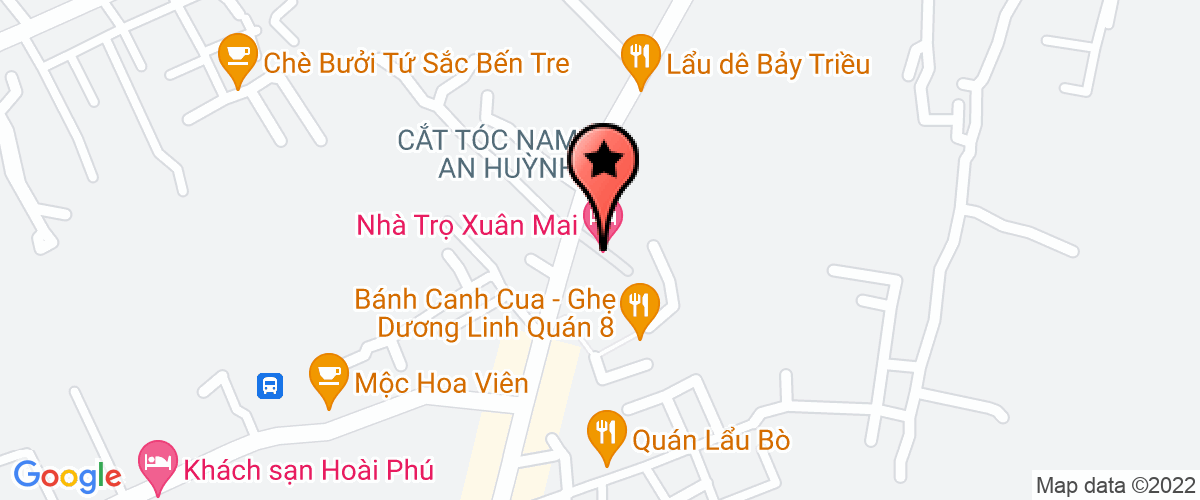 Bản đồ đến địa chỉ Công Ty Trách Nhiệm Hữu Hạn Thương Mại - Dịch Vụ - Vận Tải Vật Liệu Xây Dựng Phú Vinh