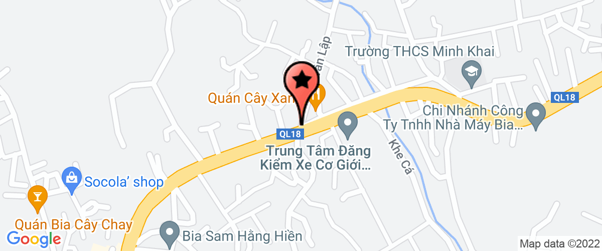 Bản đồ đến địa chỉ Công Ty TNHH MTV Hà Thành