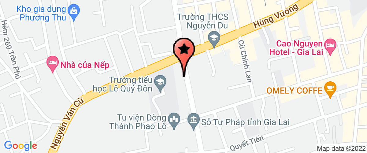 Map to Nam Tung Gia Lai Company Limited
