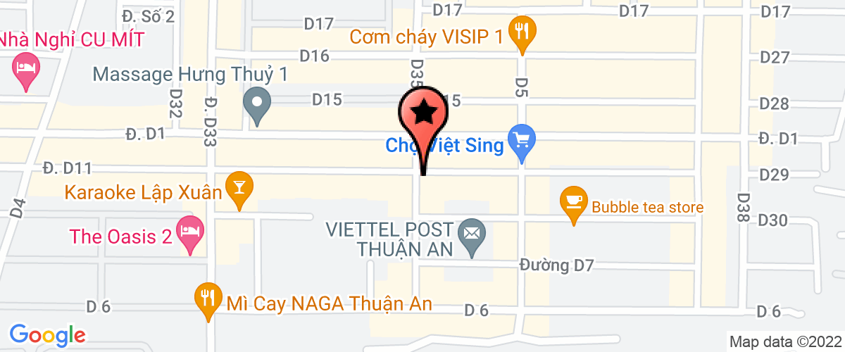Bản đồ đến địa chỉ Công Ty TNHH Dự Hào