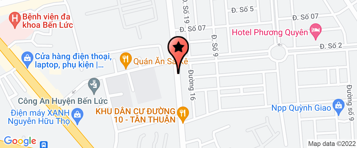 Bản đồ đến địa chỉ Công Ty TNHH Phượng Hai Sang