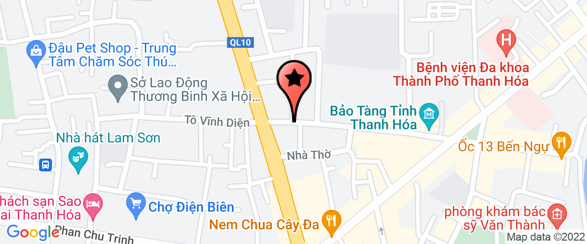 Bản đồ đến địa chỉ Công ty cổ phần khoáng sản Sông Đà Thanh Hoá