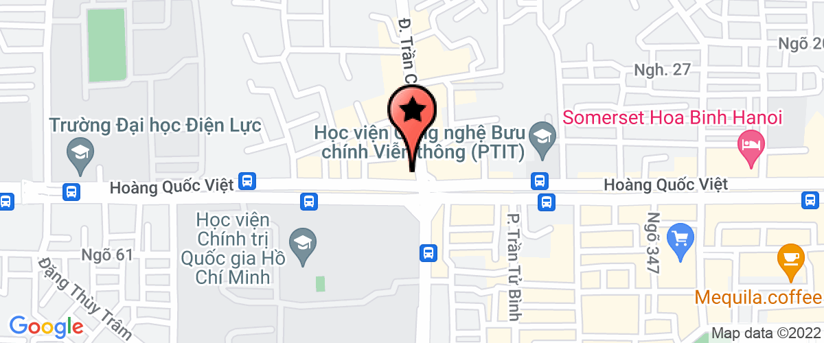 Map to Binh Dinh Development and Investment Construction Joint Stock Company