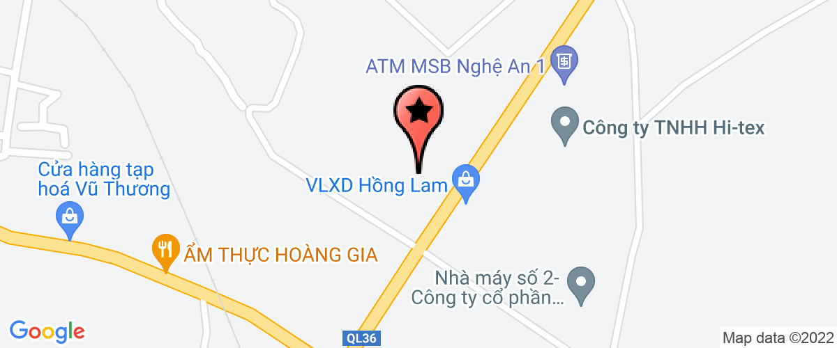 Bản đồ đến địa chỉ Công Ty TNHH Đầu Tư Hồng Lam