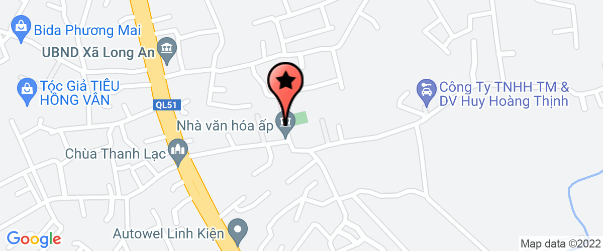 Bản đồ đến địa chỉ Công Ty TNHH Huy Thành