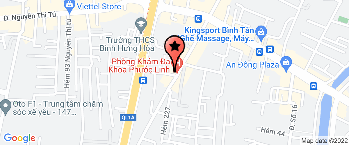Bản đồ đến địa chỉ Công Ty TNHH Phòng Khám Đa Khoa Phước Linh