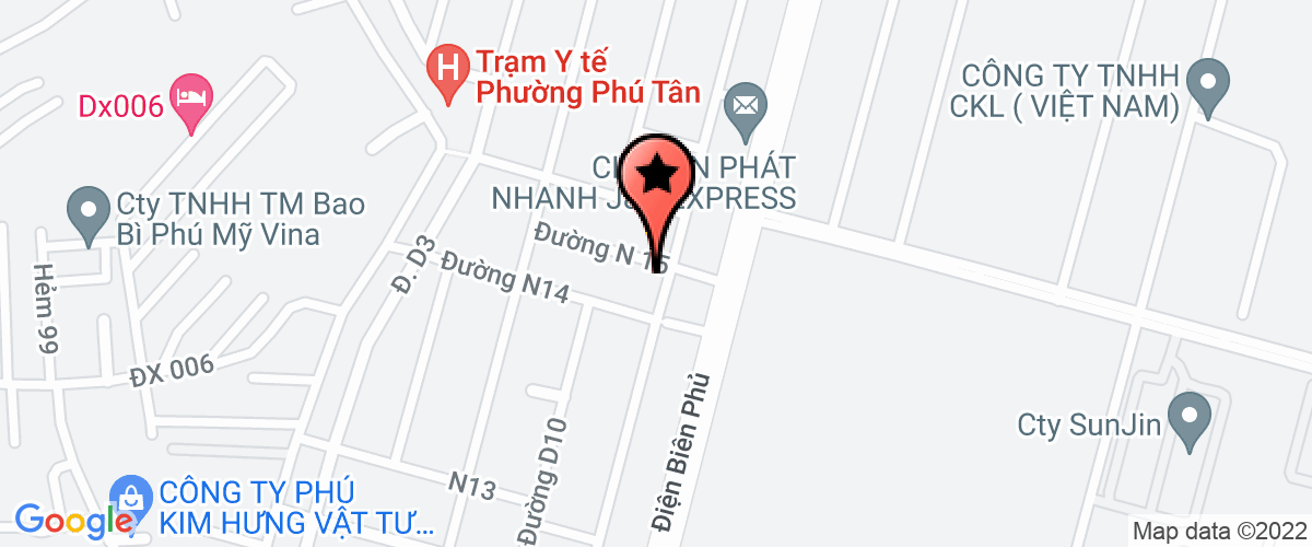 Map to Bang Le Production Trading Service One Member Company Limited