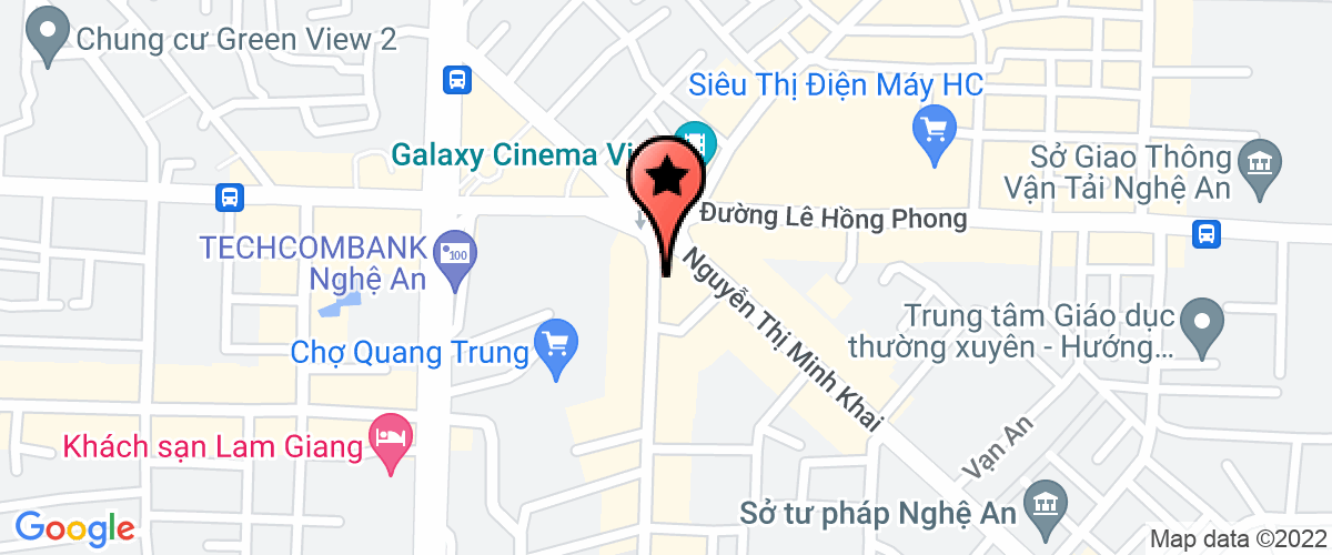 Bản đồ đến địa chỉ Công Ty TNHH Cây Xanh Hà Hiền Nghệ An