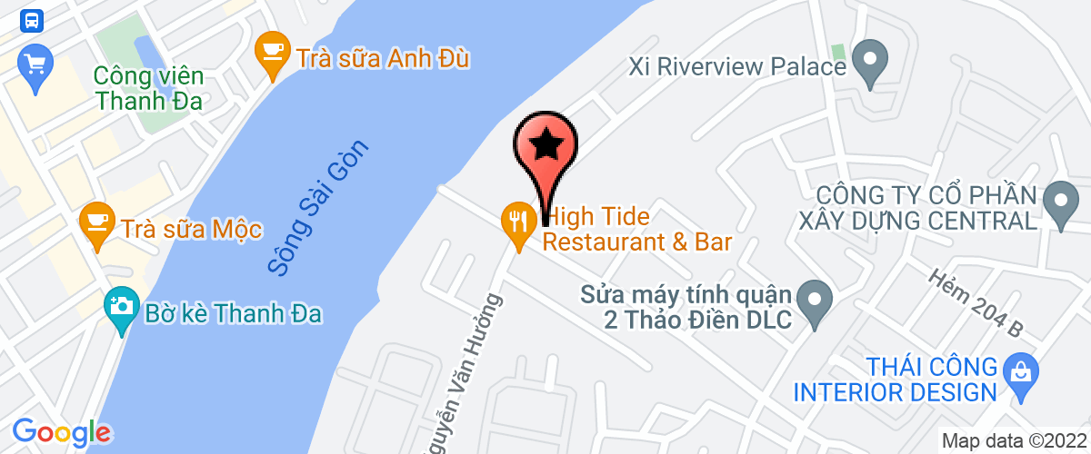 Map to Thao Dien Sol Apartamento Company Limited