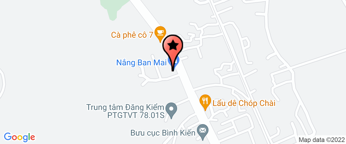 Map to Sai Gon Phu Yen Investment Joint Stock Company