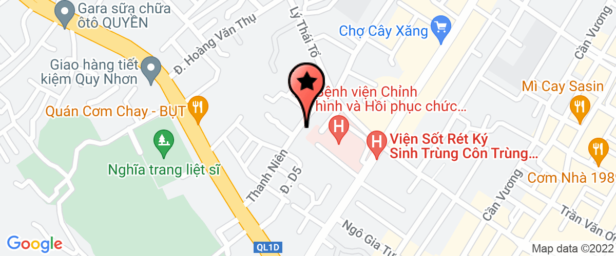 Bản đồ đến địa chỉ Công Ty TNHH Thái An Bình Định