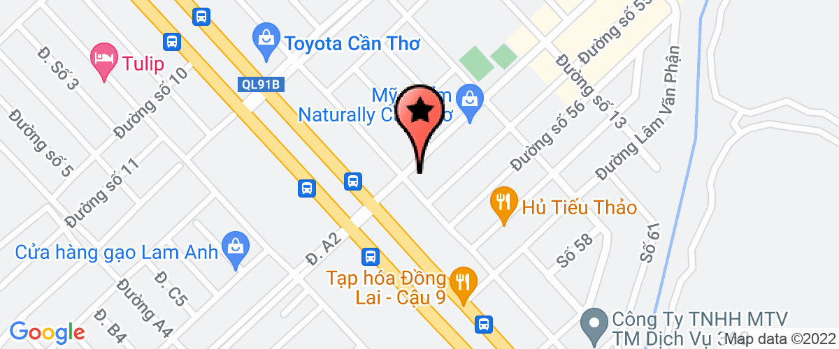 Map to Thuan Y Seafood One Member Limited Liability Company